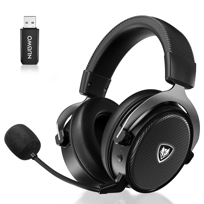 NUBWO® Serie G - Cuffie da gioco wireless con tecnologia 2.4GHz e Bluetooth 5.3, microfono con cancellazione del rumore e audio stereo - Compatibile con PS5 / PS4 / PC / Computer / Telefono / XBOX / Switch