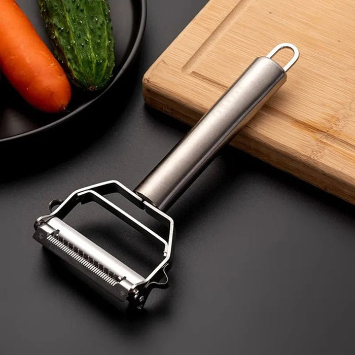 Multifunctional Kitchen Peeler Vegetable Fruit Peeler Stainless Steel Durable Potato Slicer Household Shredder Carrot Peeler - Shopsta EU